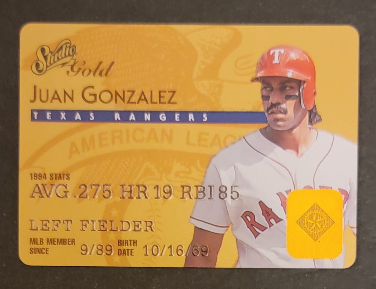 1995 Studio Baseball Gold Insert Singles U Pick