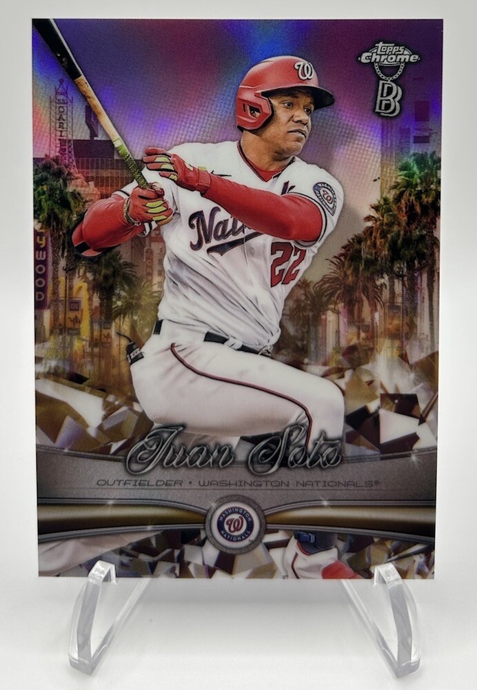 2022 Topps Chrome Ben Baller – Ridin’ Low Gold Refractor #RL-8 Juan Soto /50