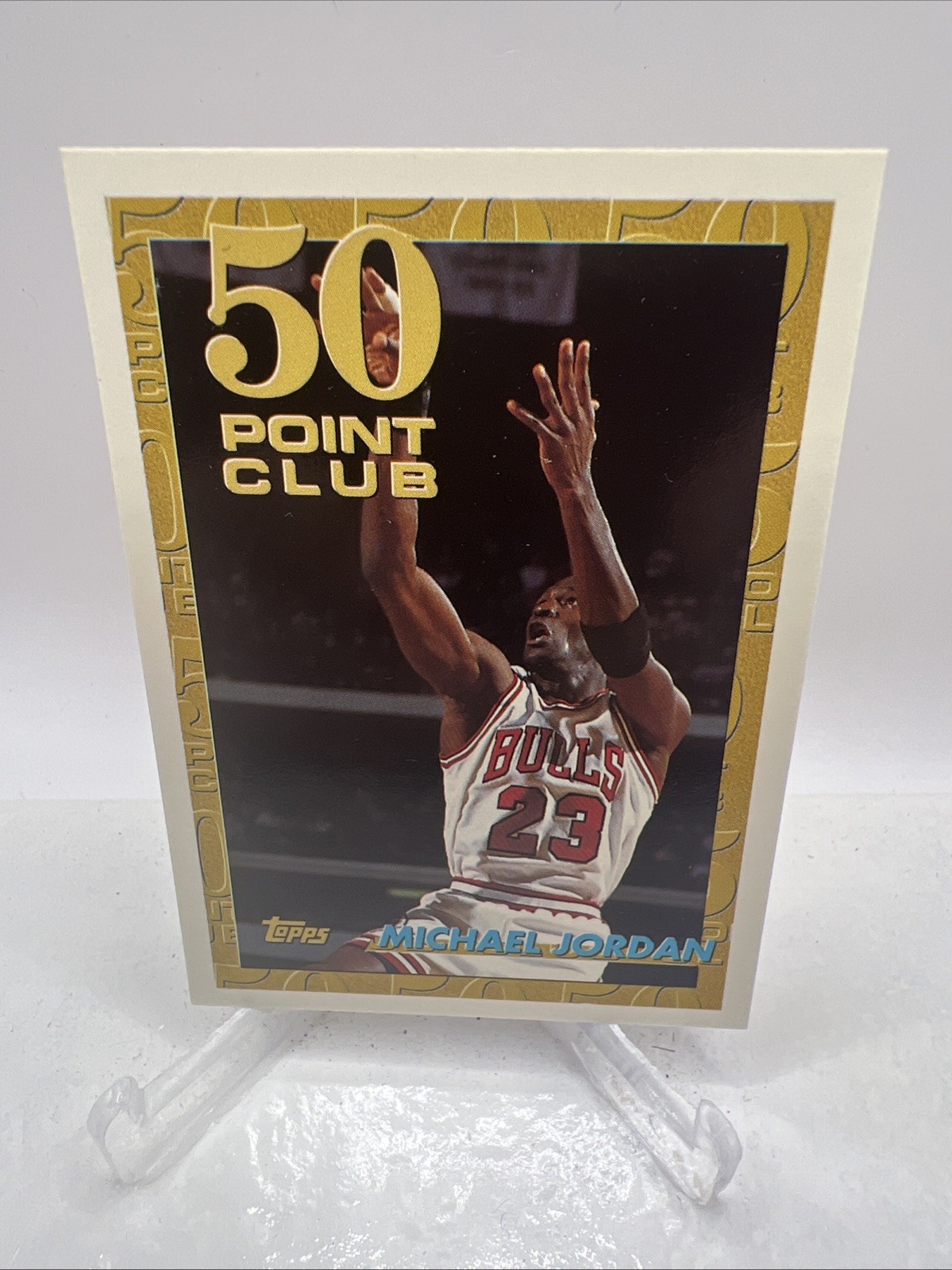 1994-95 Topps 50 Pt Club MICHAEL JORDAN Card 64 Bulls HOF GOAT