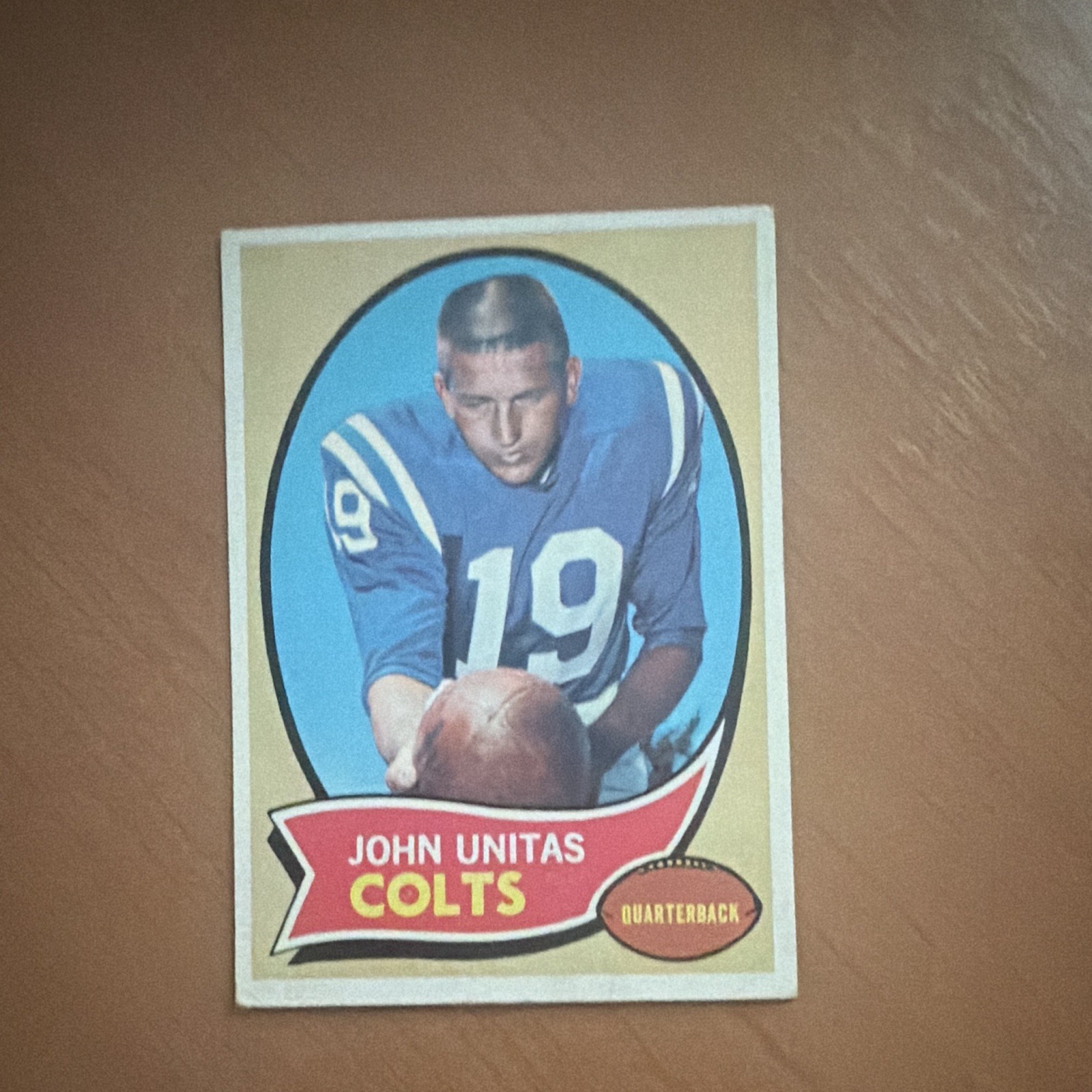 Topps 1970 John Unitas #180 Base Set Baltimore Colts NFL Football Card