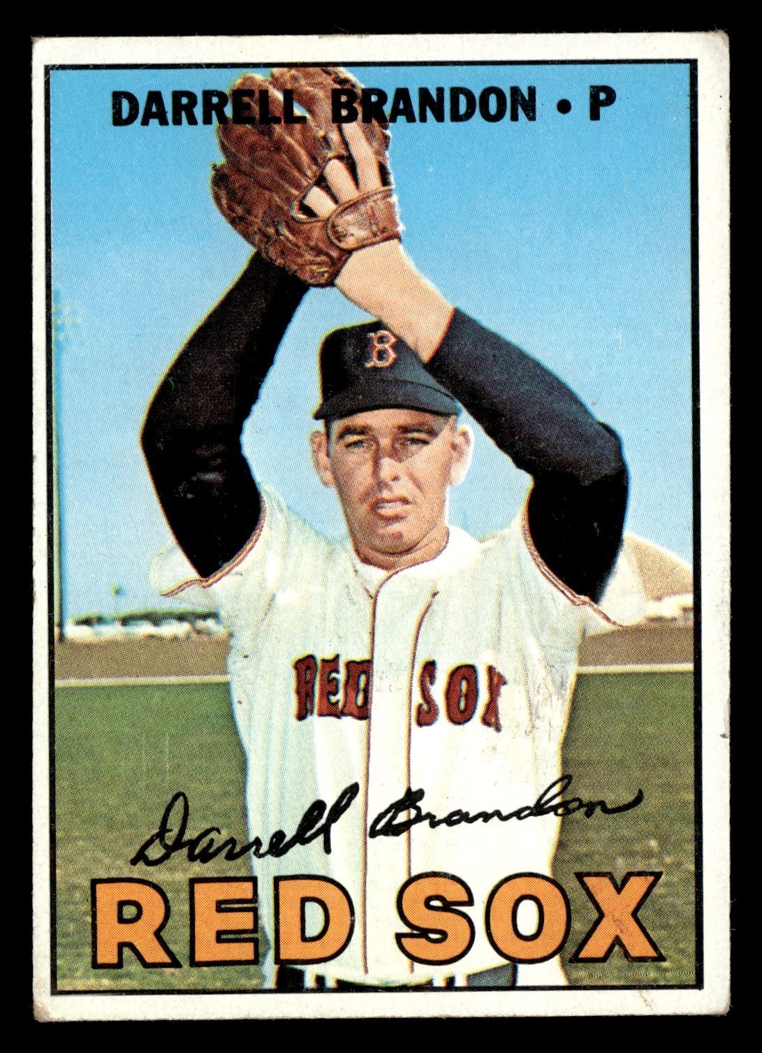 1967 Topps Darrell Brandon #117 VG Boston Red Sox