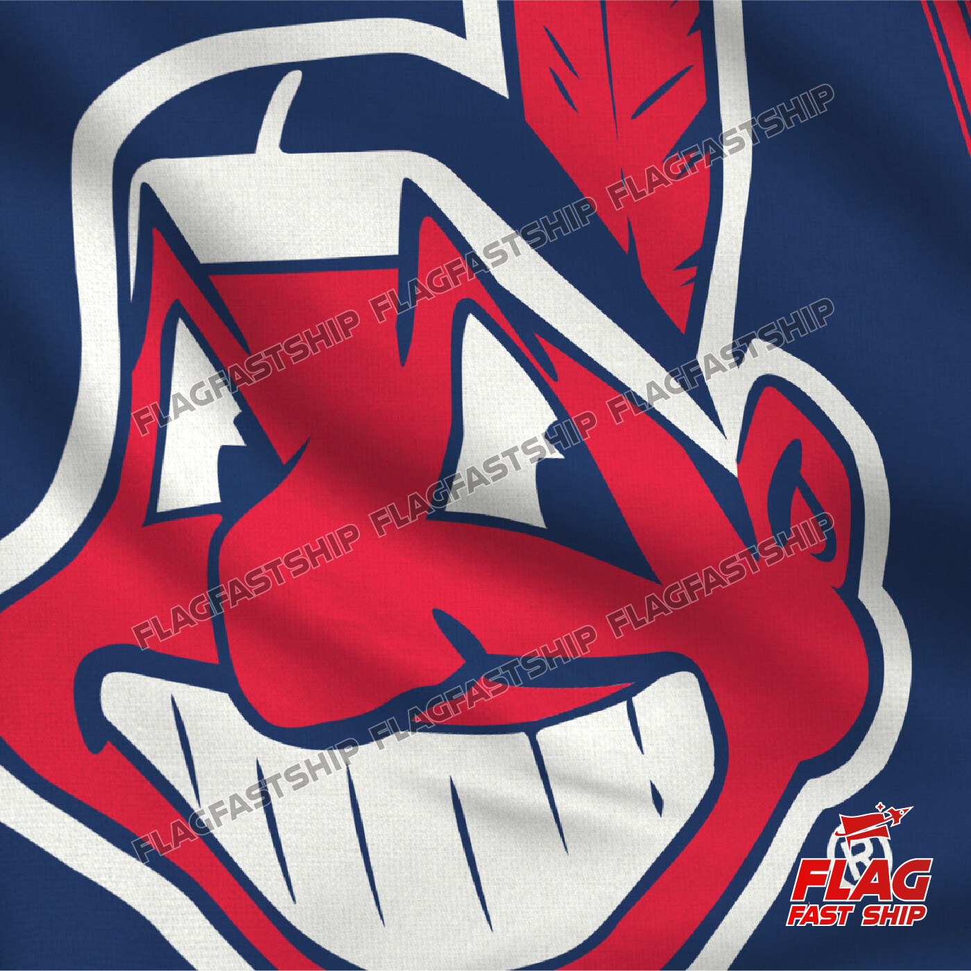Cleveland Indians Flag 3×5 FT Logo w Grommets 2022 Design MLB FREE Shipping