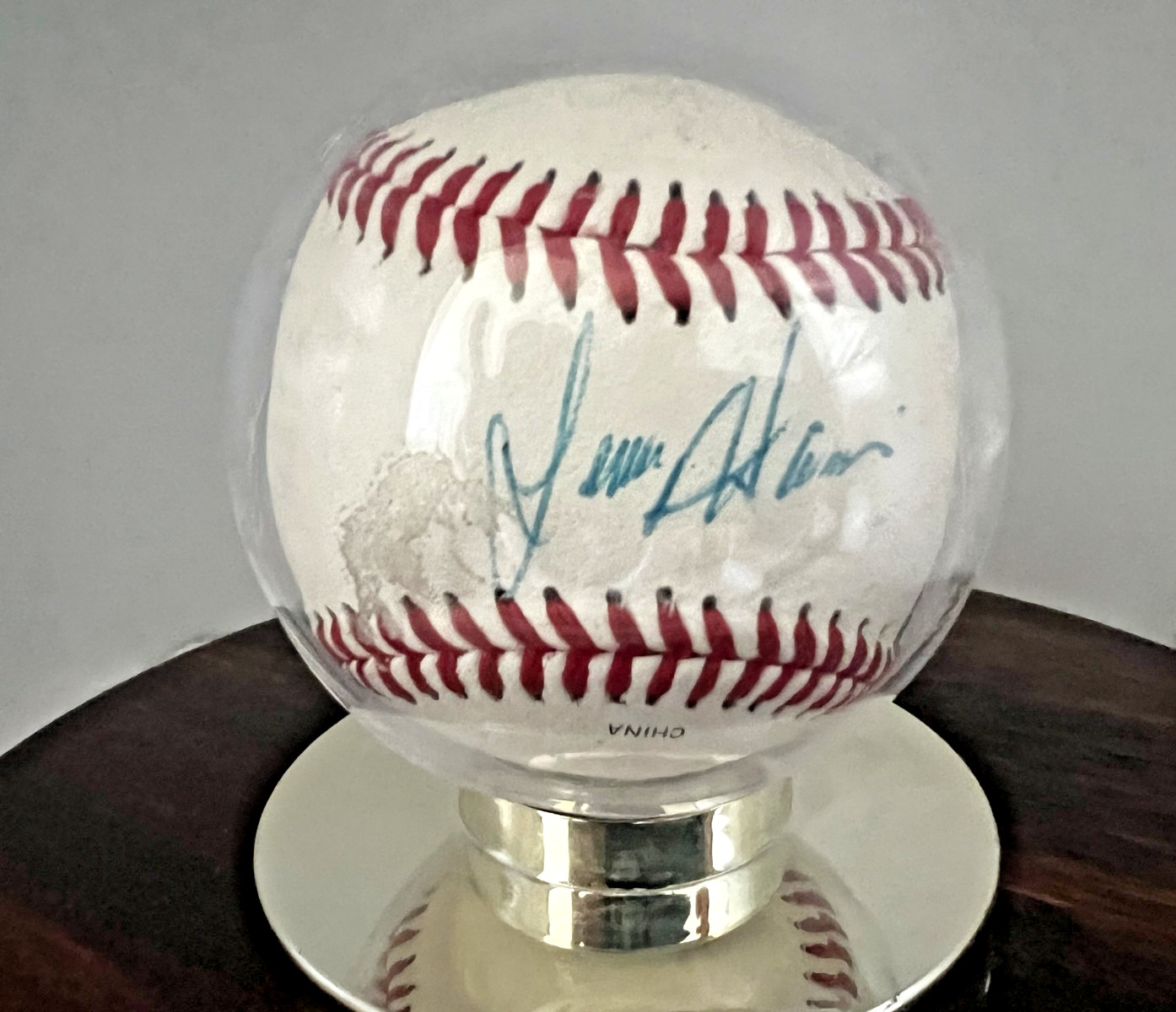 Two MLB Mystery Baseballs – One w/ Signature, one w/ Printed Replica Signatures