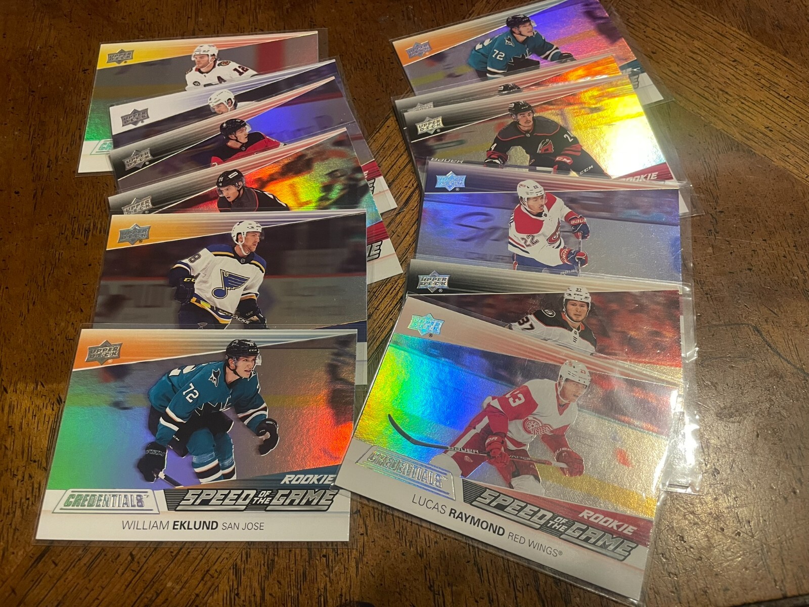 2021-22 Upper Deck Credentials Speed of the Game Complete Ur Set! BUY MORE &SAVE