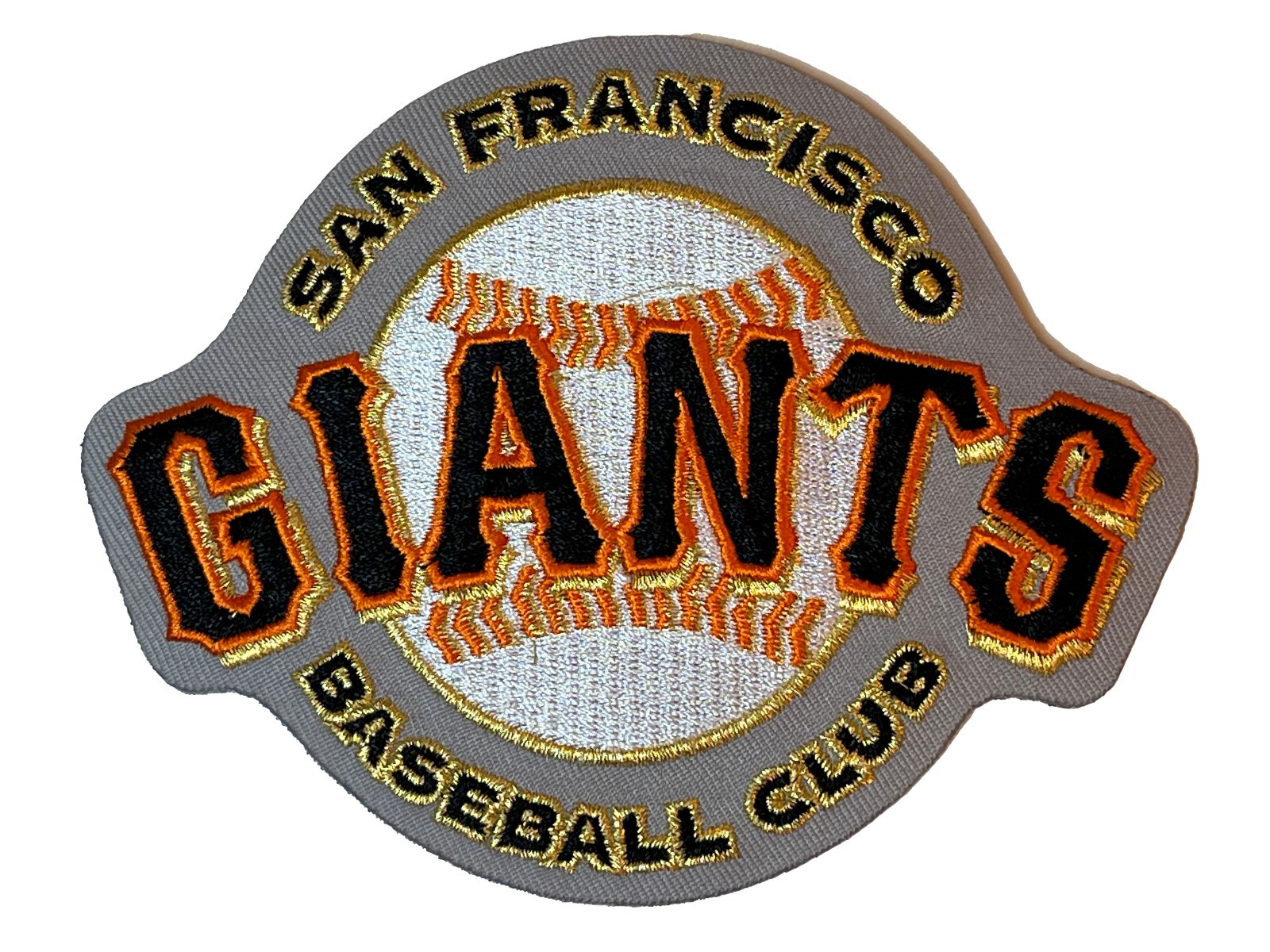 San Francisco Giants MLB Team Road Round Gray Sleeve Emblem Jersey Patch