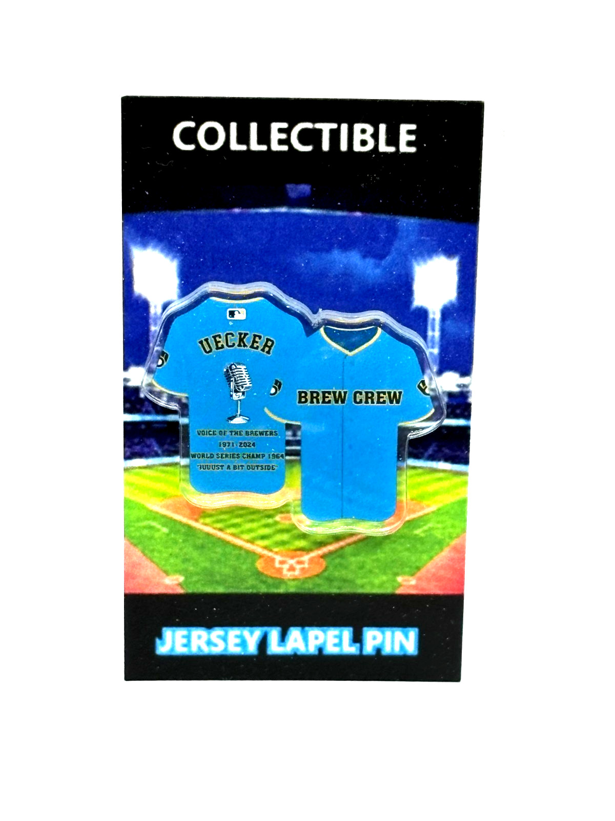 Milwaukee Brewers hat lapel pins-3 diff players-BREW CREW Collectibles