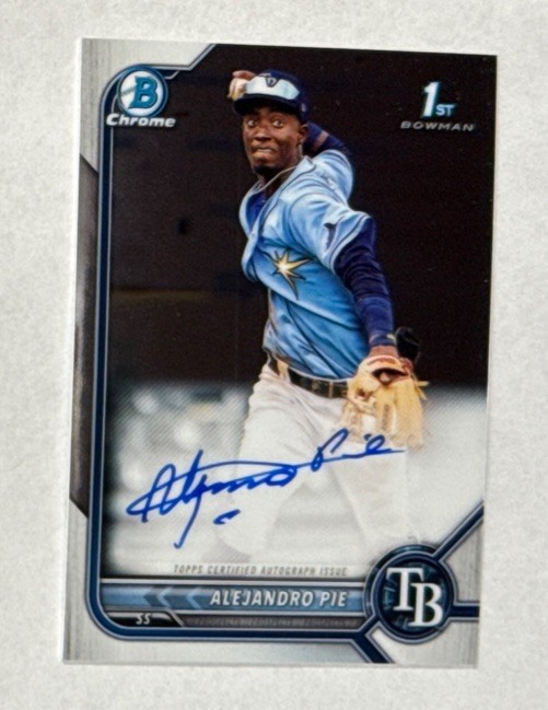 2022 Bowman Alejandro Pie Chrome Auto 1st Prospect #CPA-AP Ungraded