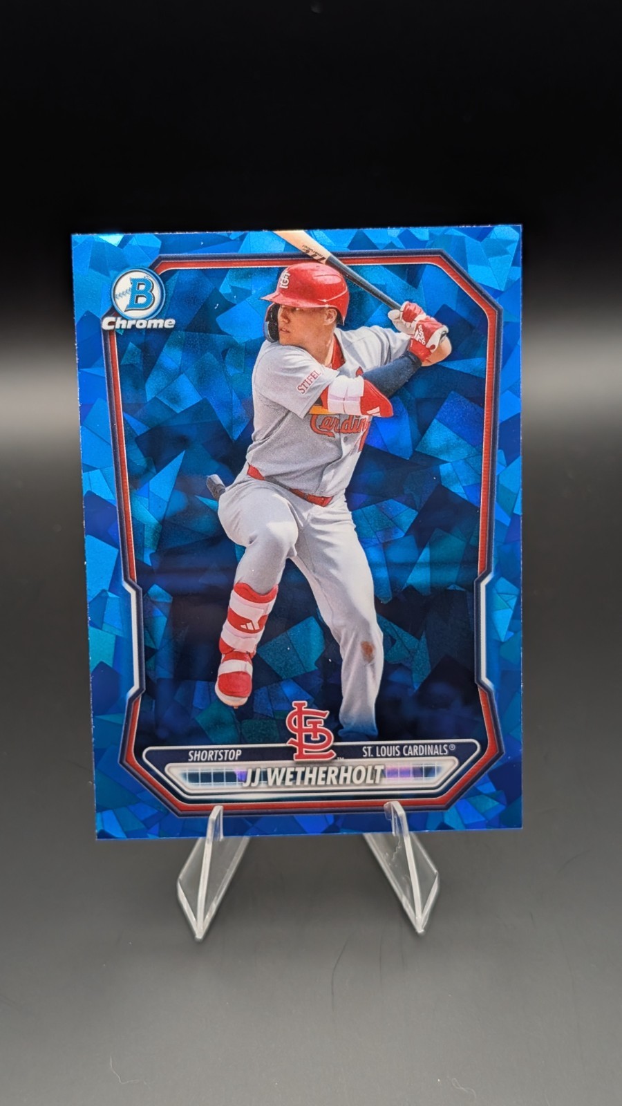2026 Bowman Chrome Sapphire JJ Wetherholt St. Louis Cardinals – Base