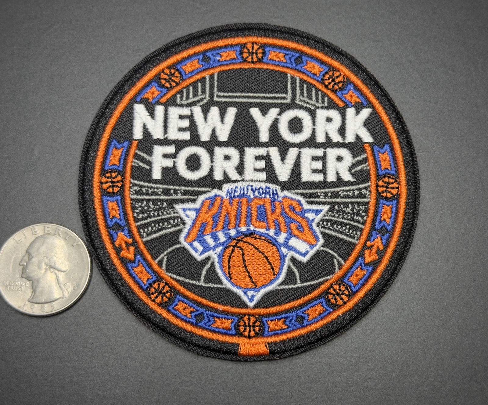 New York Knicks Embroidered Iron On Patch (Shipped Same Day)