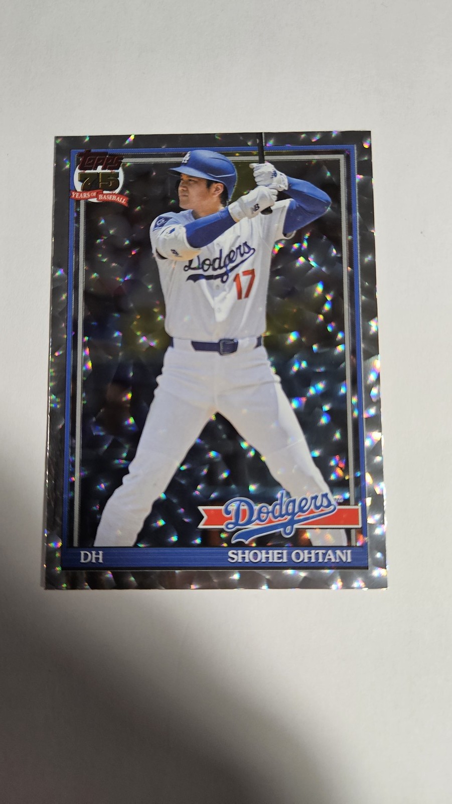 2026 Topps #91B2-1 Shohei Ohtani 1991 Topps Baseball Silver Crackle