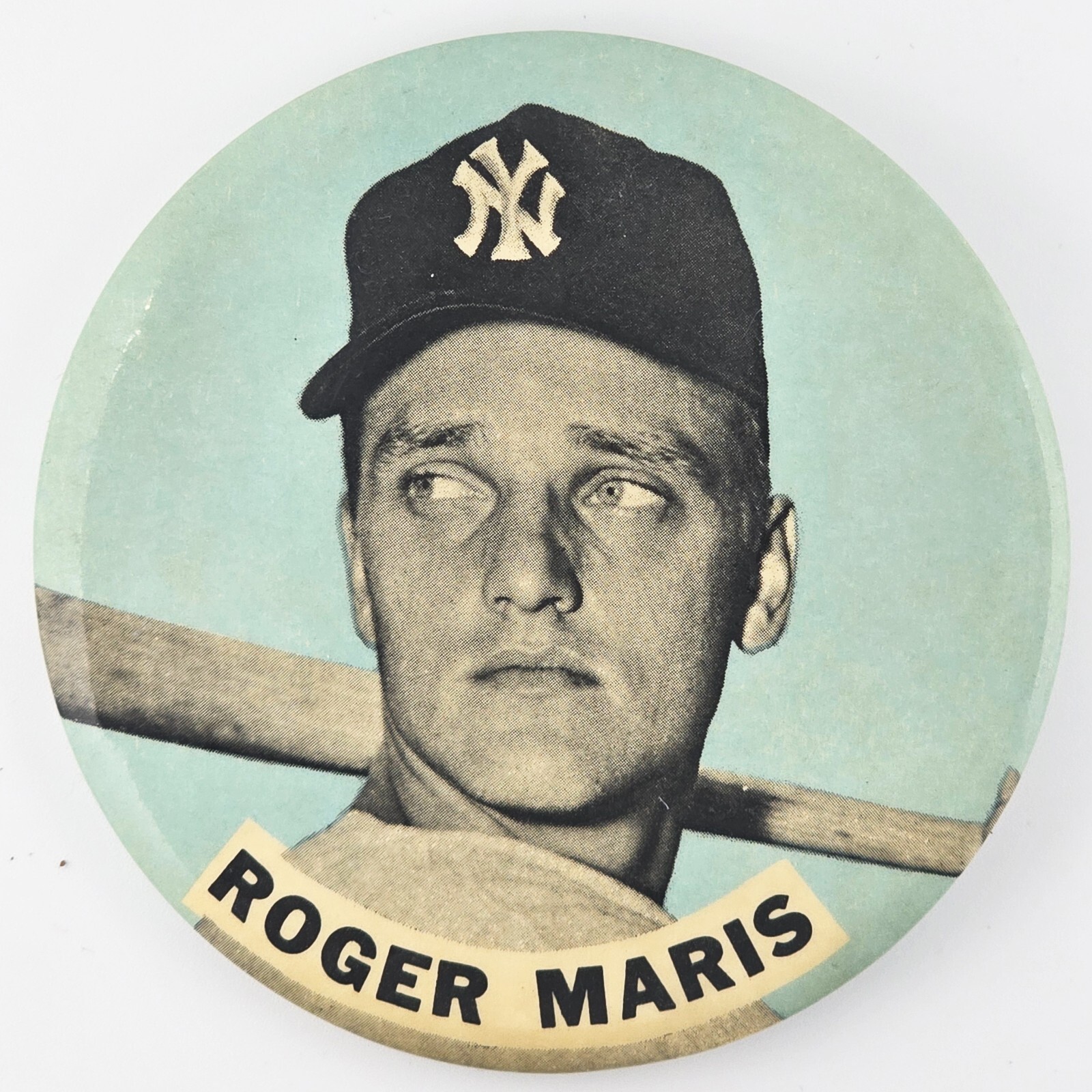 Roger Maris Stadium Pin. 1960s Era. 3.5 In. New York Yankees