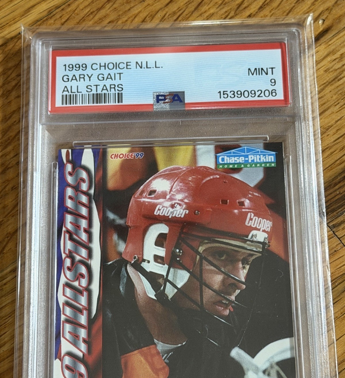 1999 Choice NLL All Stars Lacrosse Gary Gait PSA 9 Mint