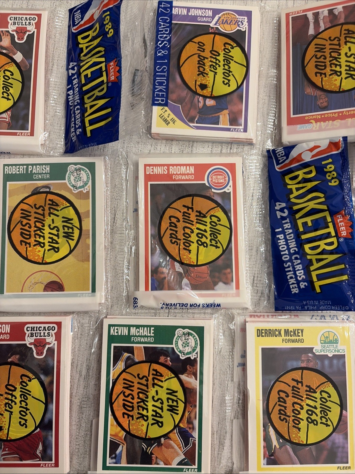 1989 Fleer Basketball Rack Packs Brand New Factory Sealed! Hunt for Jordan!