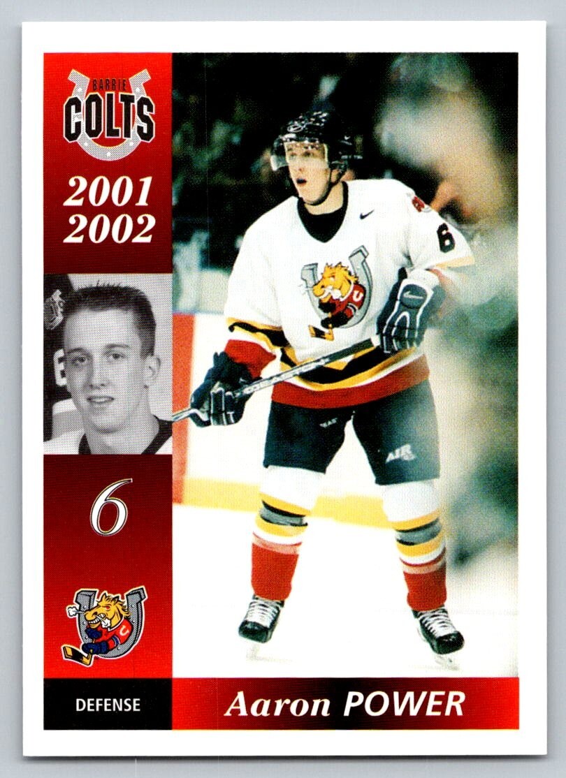 Aaron Power 2001-02 Barrie Colts