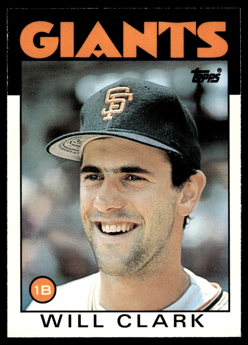 1986 Topps Traded Will Clark Rookie #24T MINT (Centered)