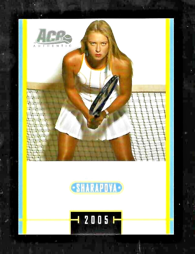 MARIA SHARAPOVA 2005 Ace Authentic Tennis Special Edition Card #MS-1