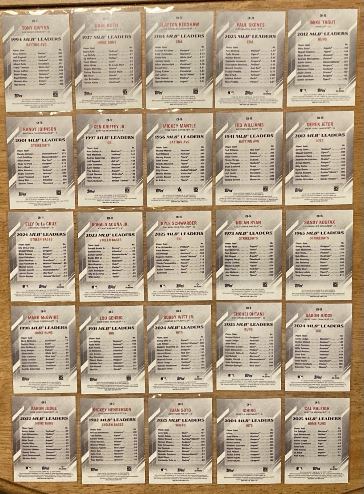 2026 Topps Series 2 Crooked Numbers CN You Choose from List Judge,Ohtani,Mantle