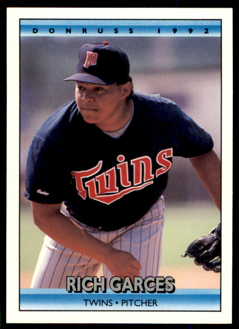 1992 Donruss Rich Garces Minnesota Twins #516