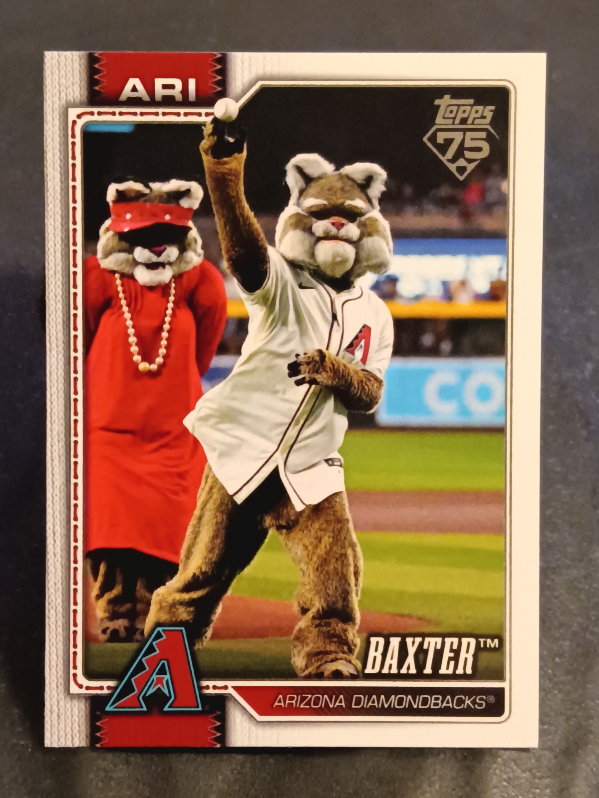 2026 Topps 🎉Celebration Exclusive Mascots🎉 #M-1 Baxter – Arizona Diamondbacks
