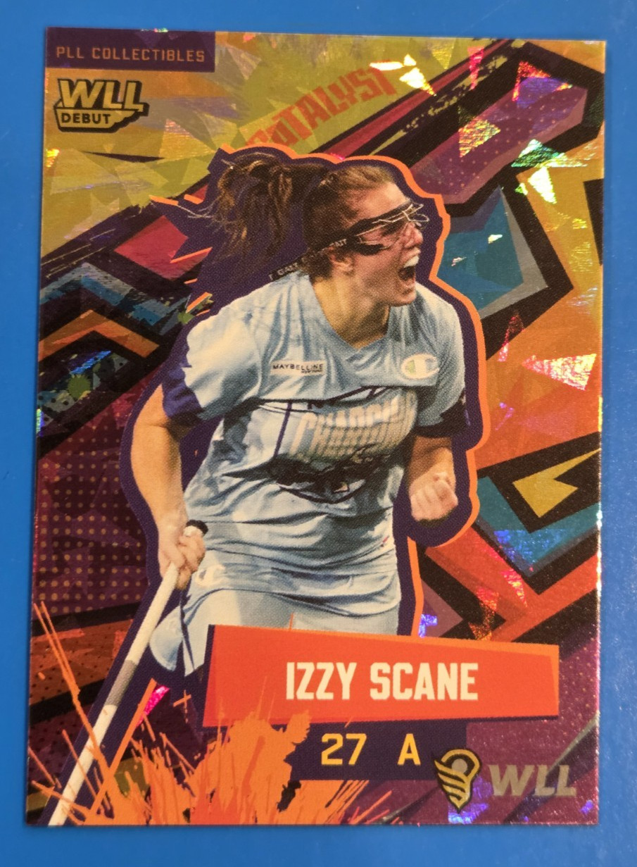 IZZY SCANE 2026 PREMIER LACROSSE FIELDSIDE II WLL ROOKIE RC CATALYST SSP #CAT-10