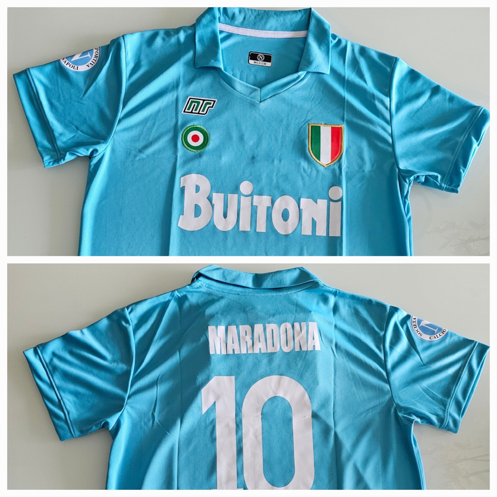 New Napoli Maradona Soccer Jersey Retro All sizes available GOAT