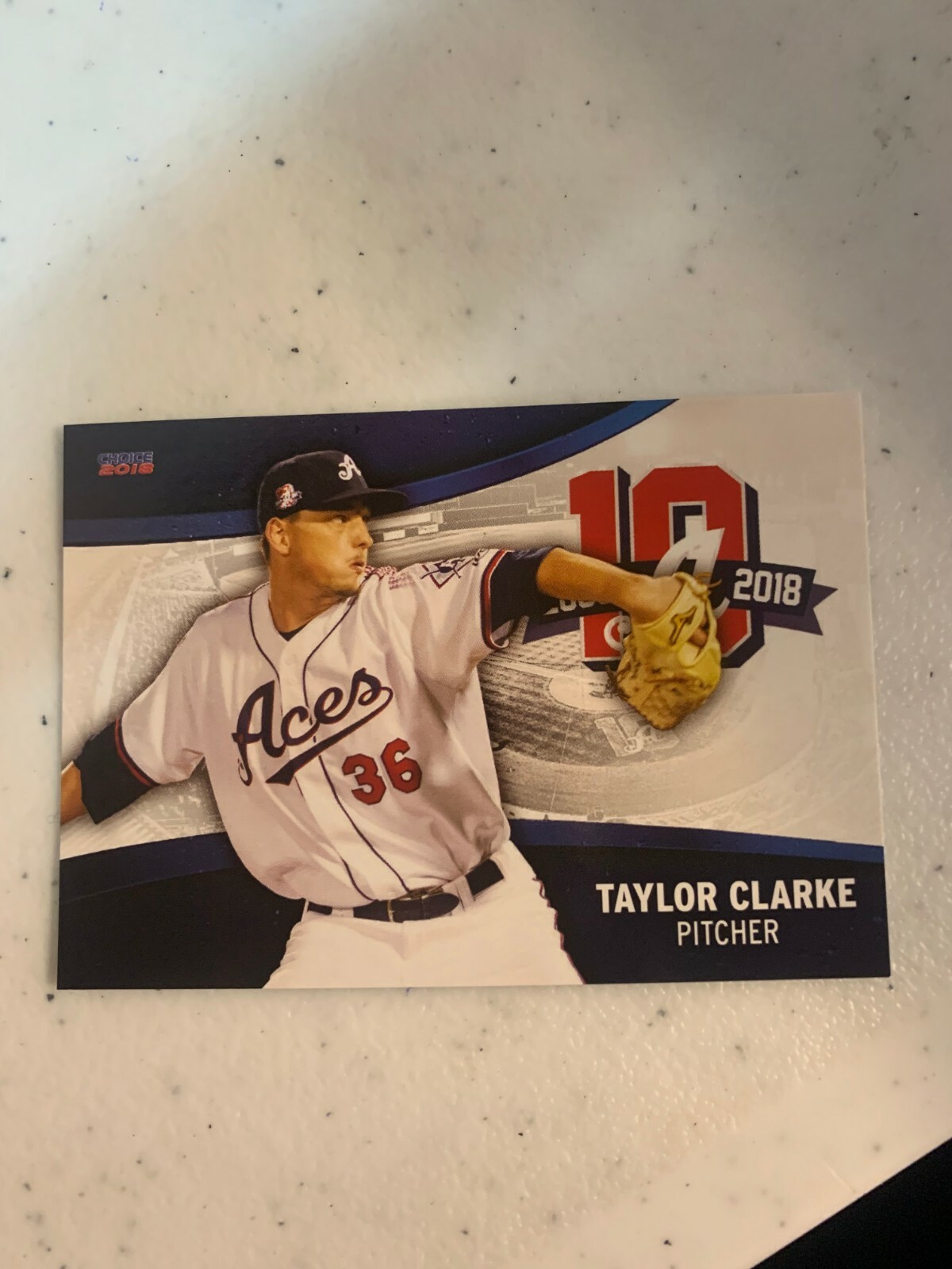Taylor Clarke 2018 Reno Aces Team Card