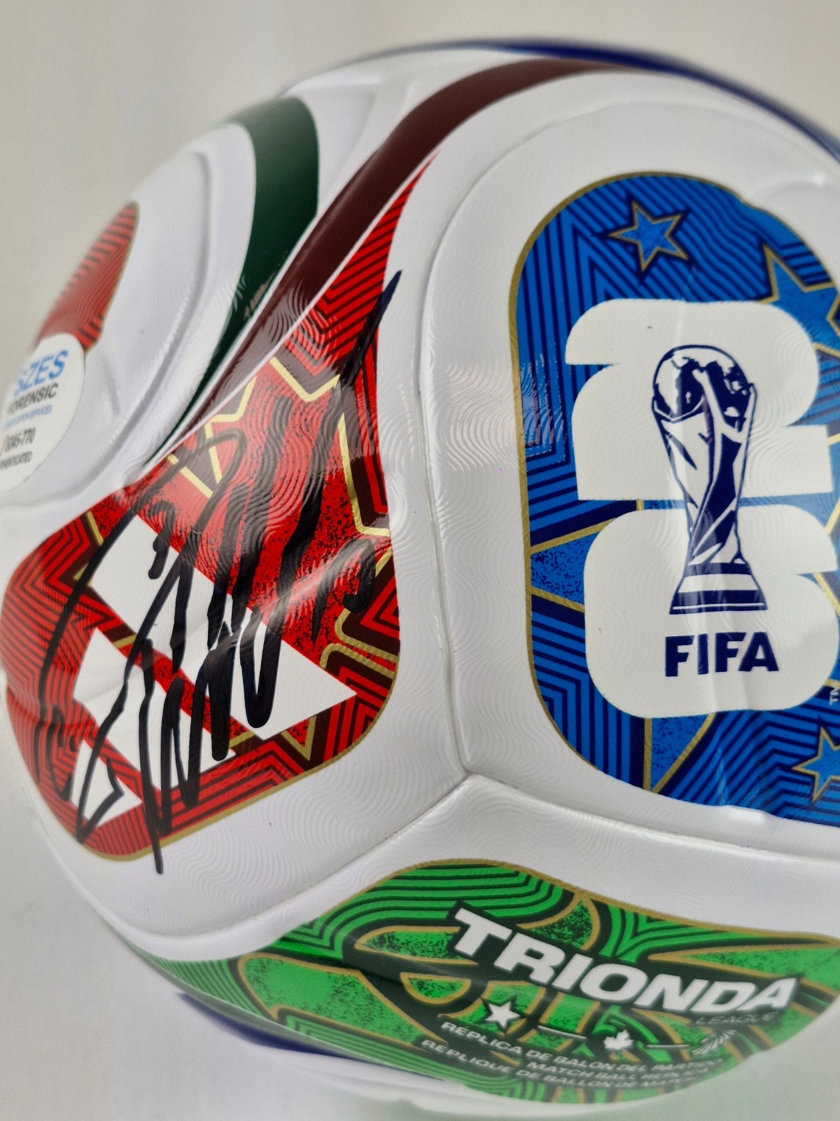 Cristiano Ronaldo Hand Signed Official FIFA World Cup 2026 W/COA+Free shipping