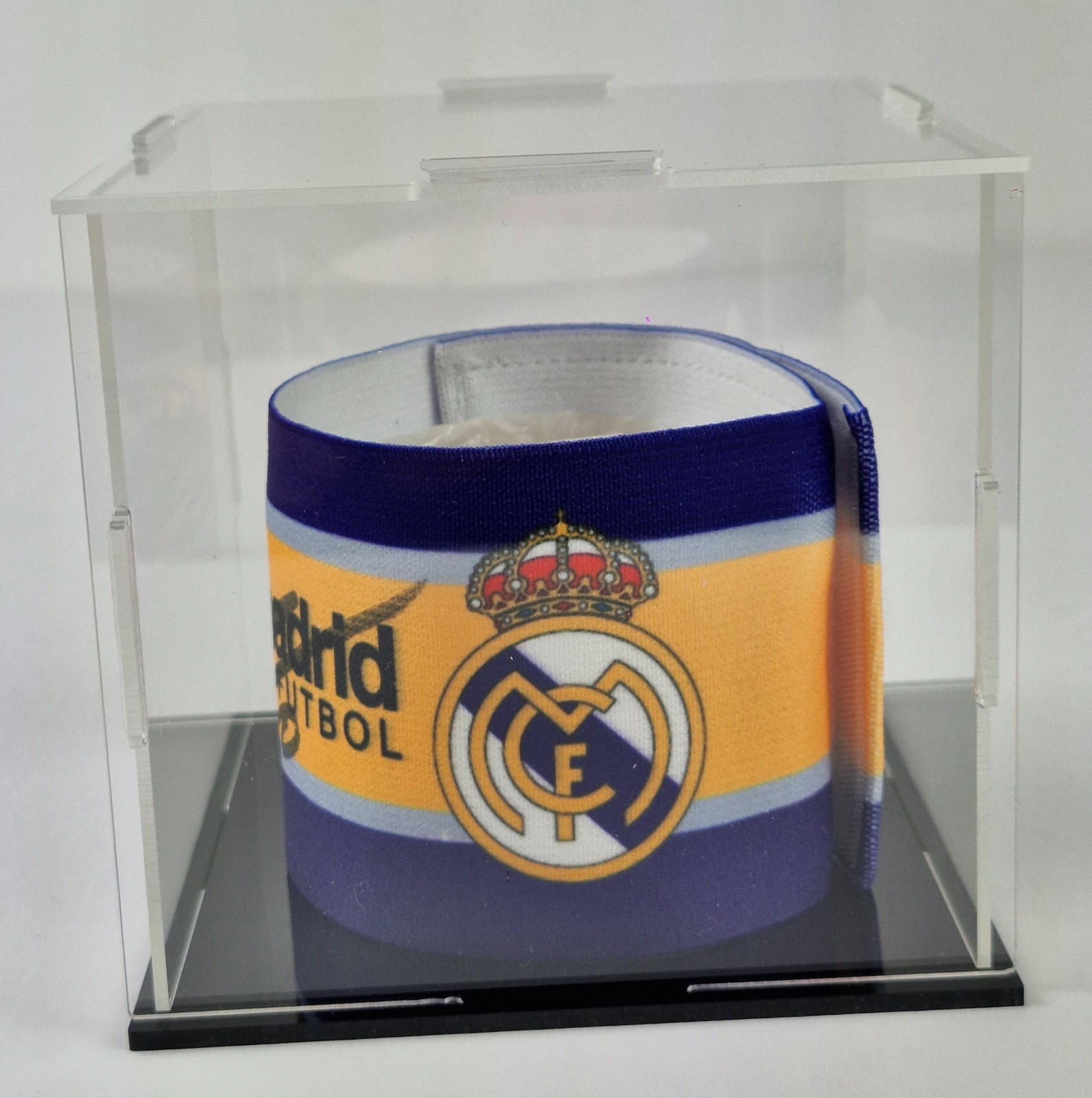 Lionel Messi+Cristiano Ronaldo captains armbands Hand Signed W/COA+Free shipping