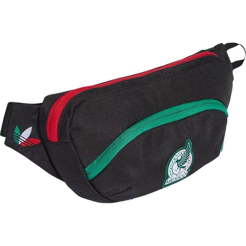 New Adidas Mexico National Team FMF 2026 Fanny Pack Waist Bag Black KD1768