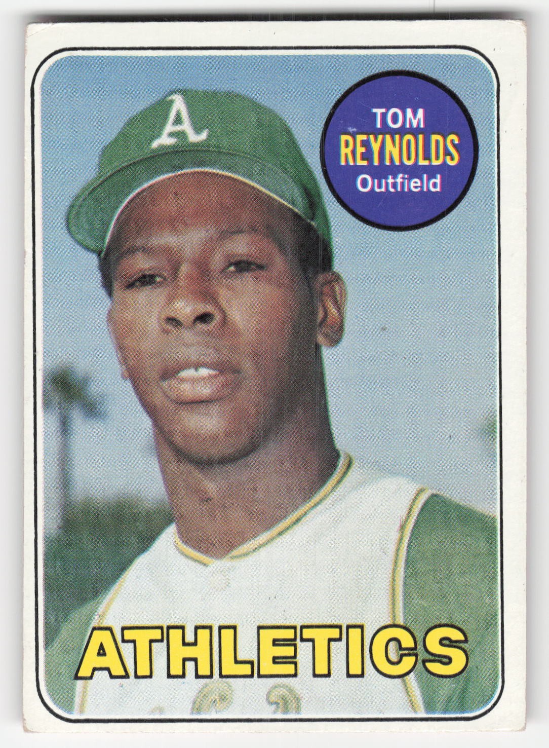 Tom Reynolds 1969 Topps #467 Oakland Athletics Pr-Fr Tape