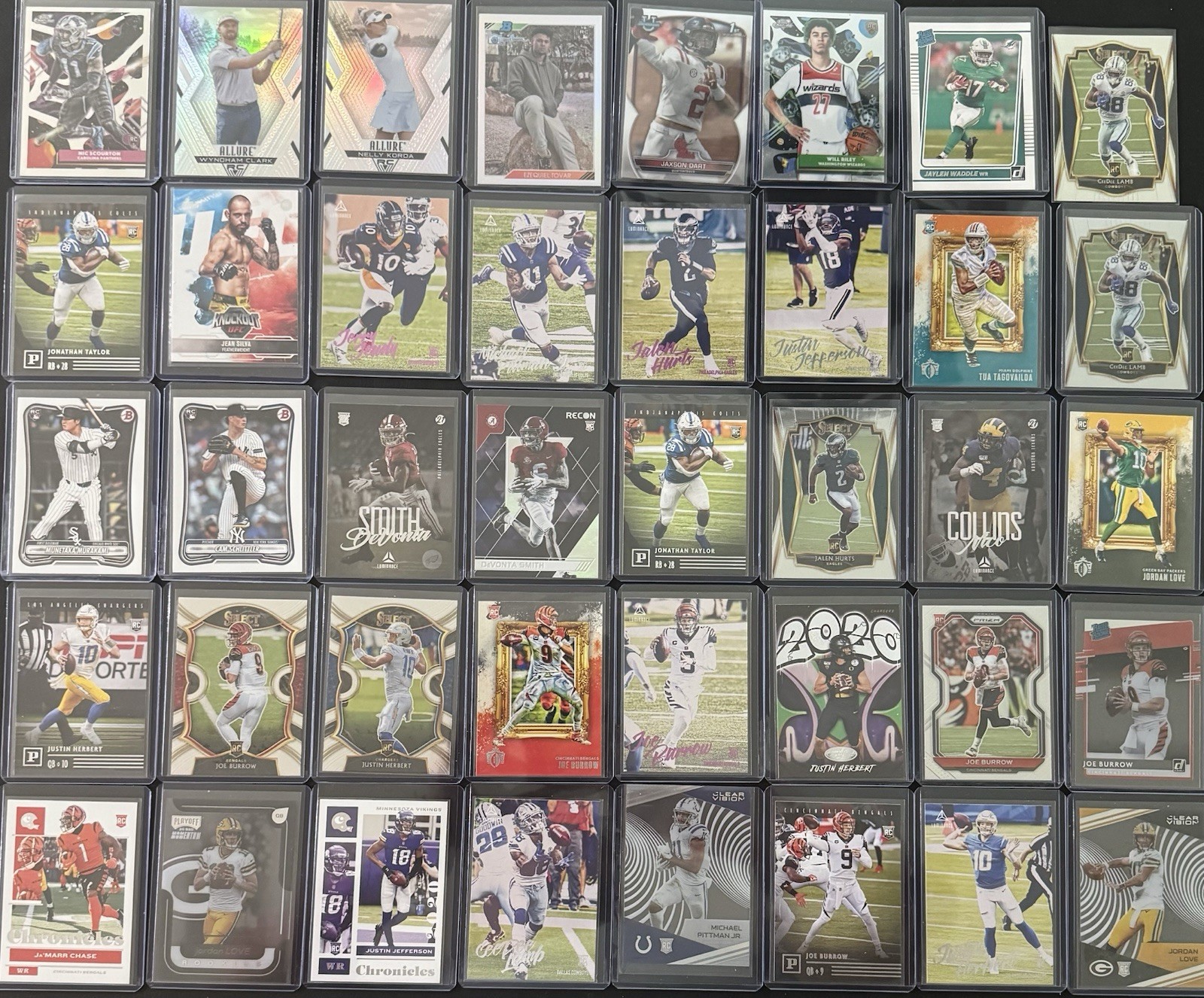 240 Card Multi-Sport Graded, Auto, Relic, #’d, Rookie & Or Parallel/Insert Lot