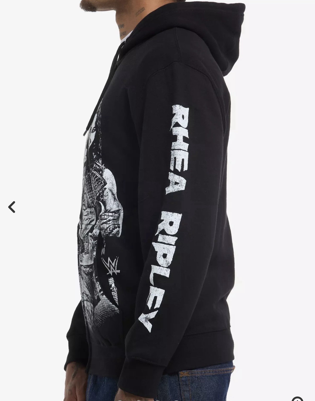 WWE Rhea Ripley & Terrifier Art The Clown Zip Up Hoodie Jacket Mens Large