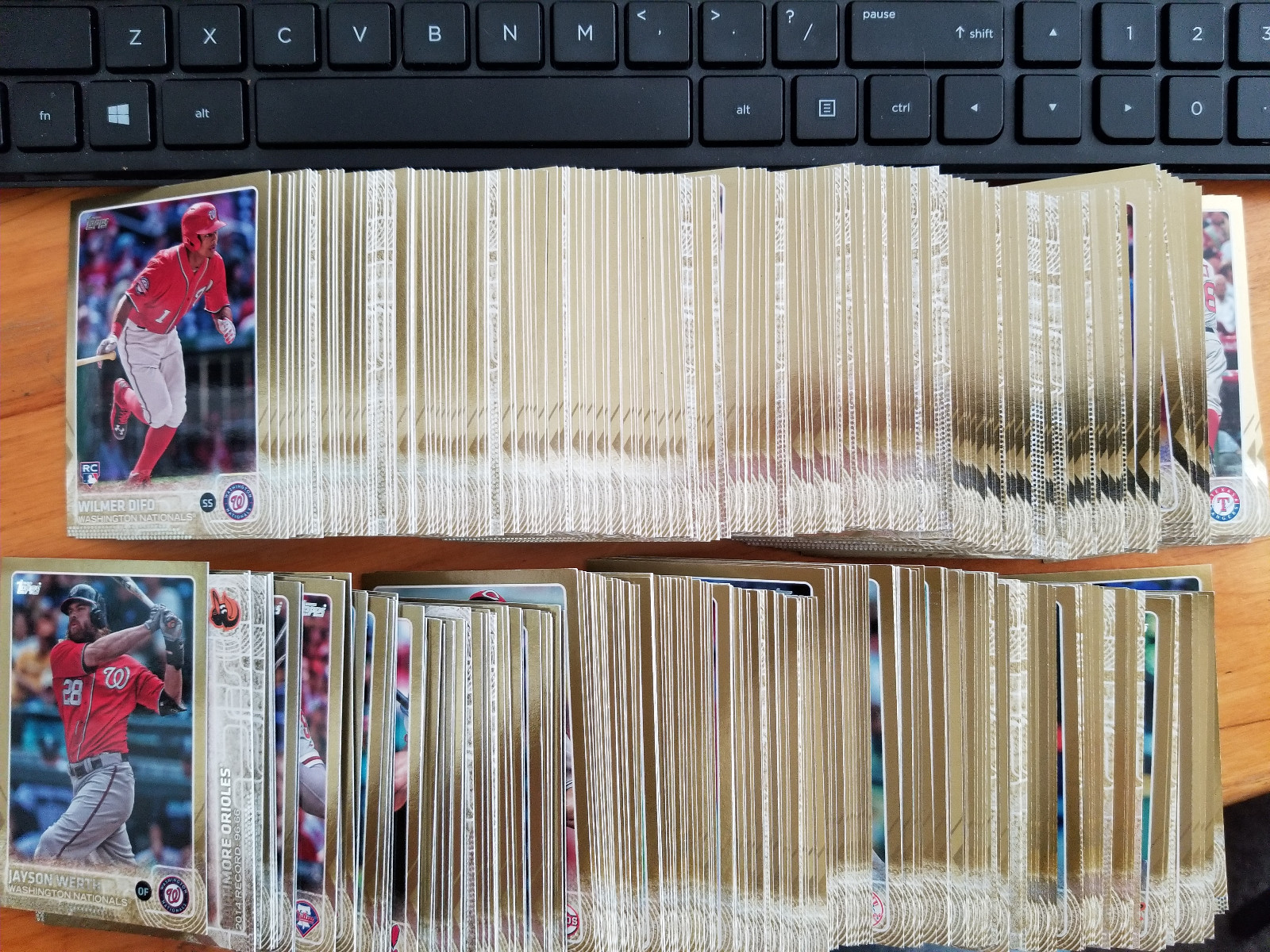 2015 Topps Gold baseball birthdate serial #’s/2015 see drop-down for yours!
