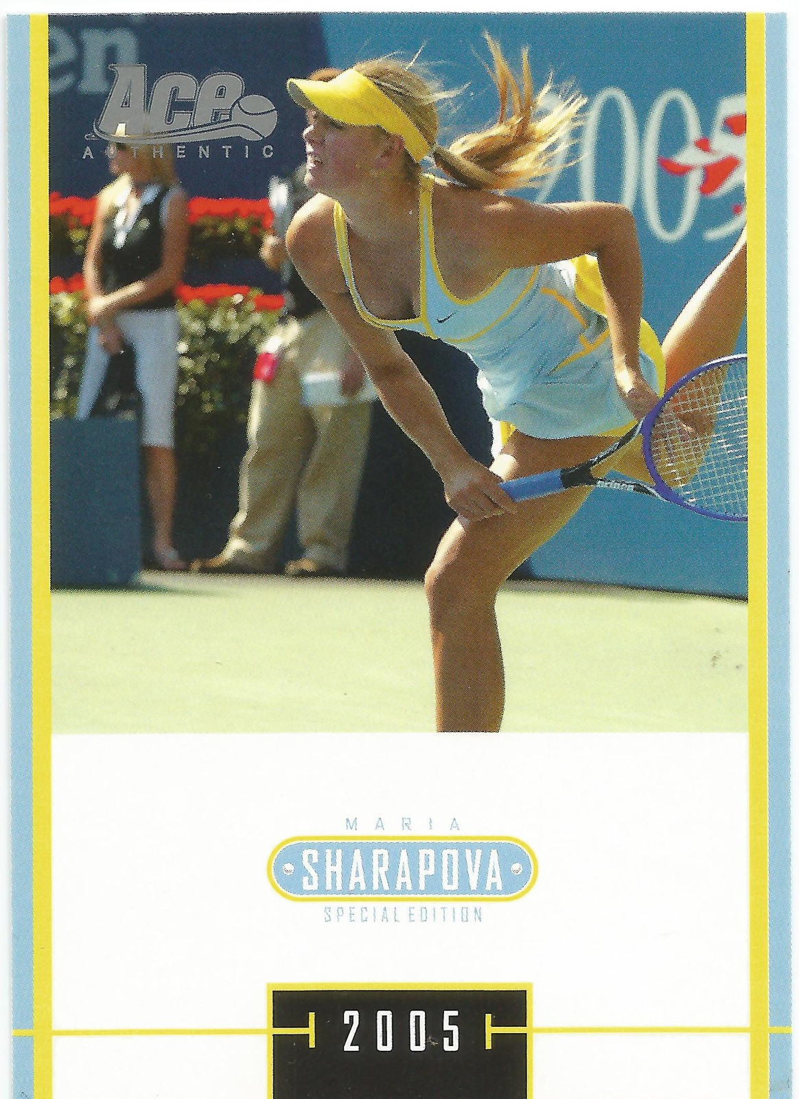 2005 ACE JAPAN HOLIDAY MARIA SHARAPOVA RC #MS-35 ROOKIE SPECIAL EDITION