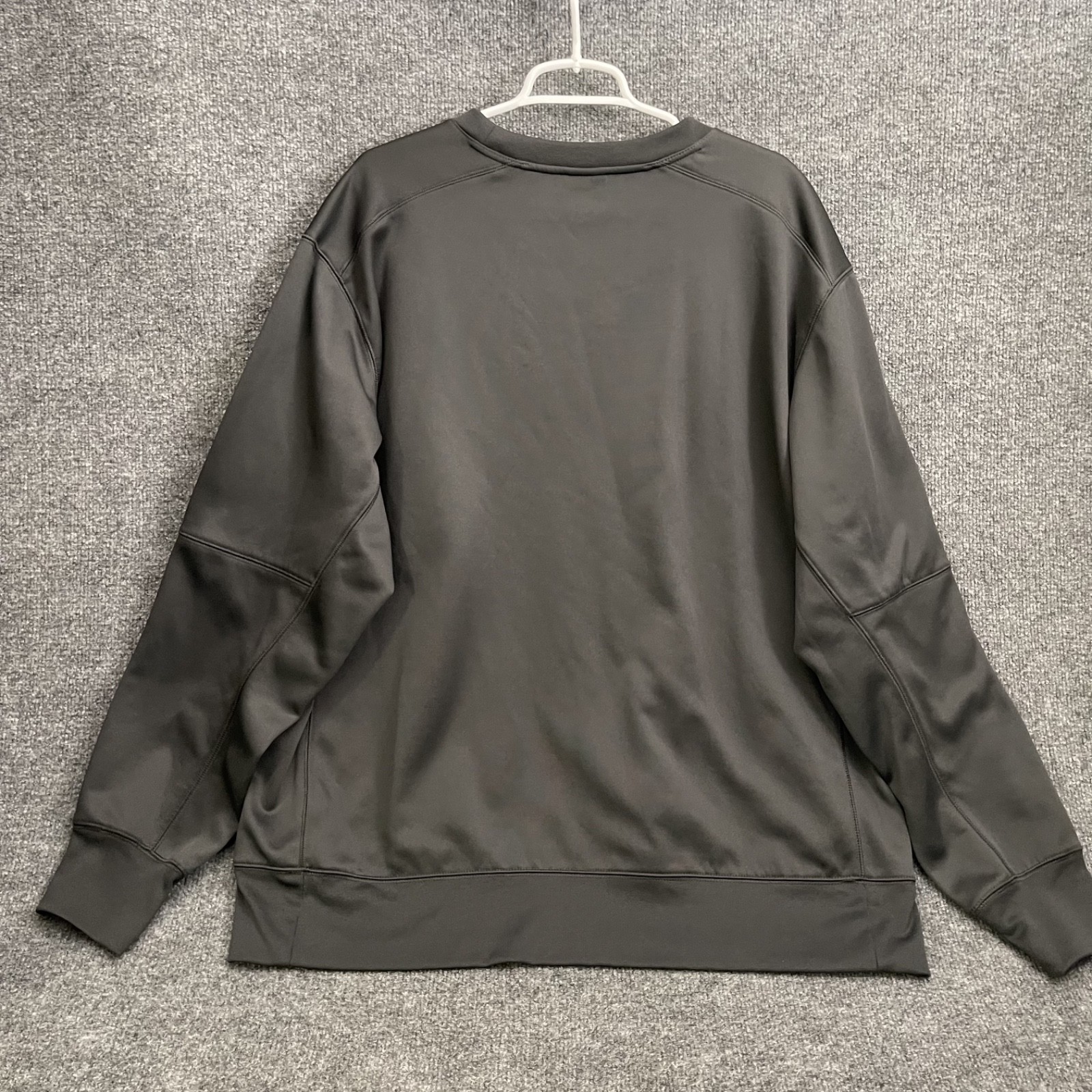Nike Georgia Bulldogs Crewneck Sweatshirt Men’s XL Gray Zip Pocket FB1931-053