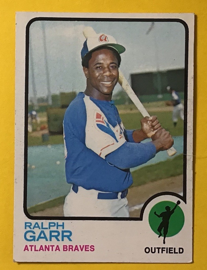1973 Topps Baseball Ralph Garr #15 Atlanta Braves FREE SHIPPING
