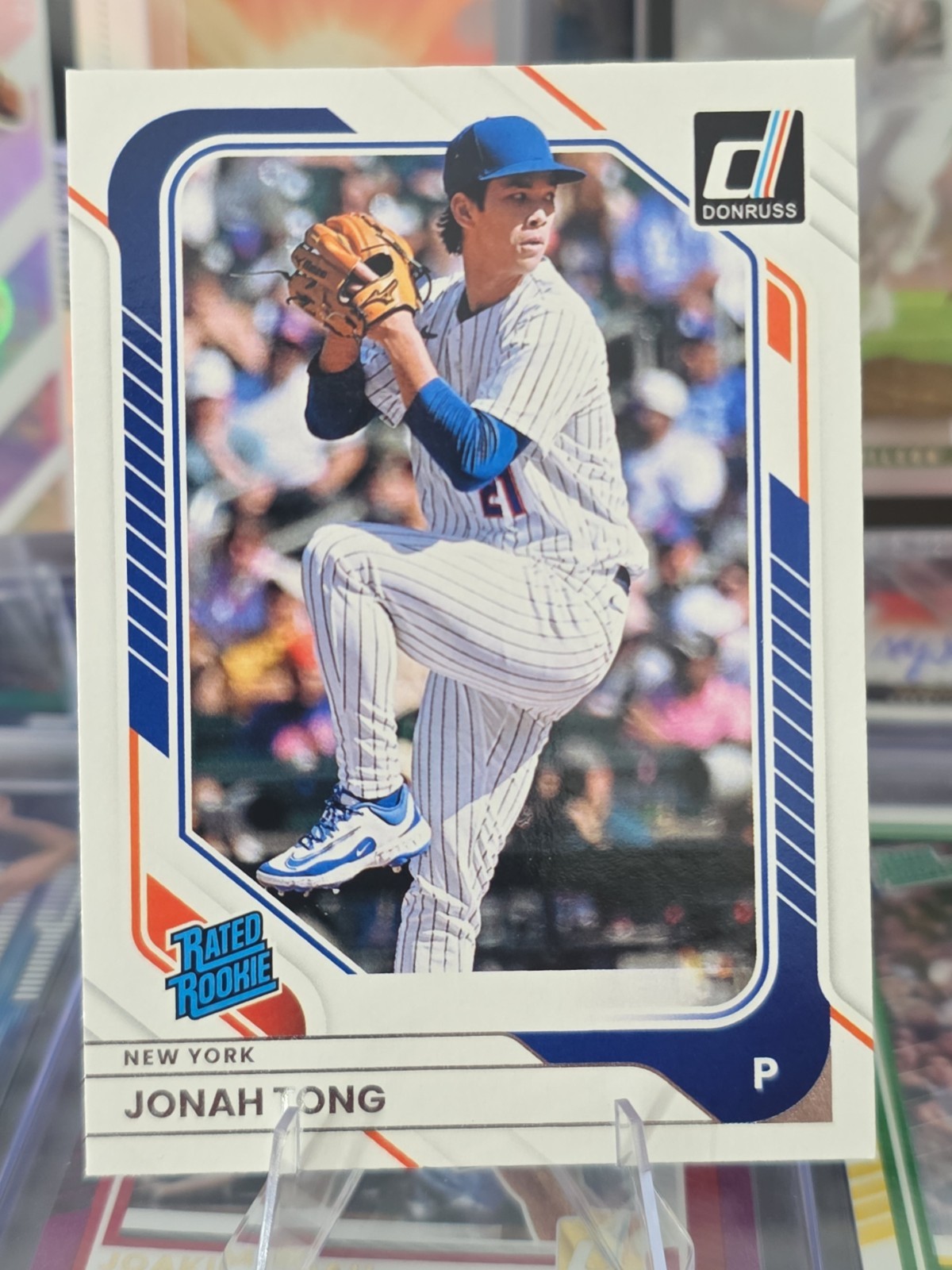 2026 Panini Donruss Baseball Rated Rookie Jonah Tong #84 (RC)