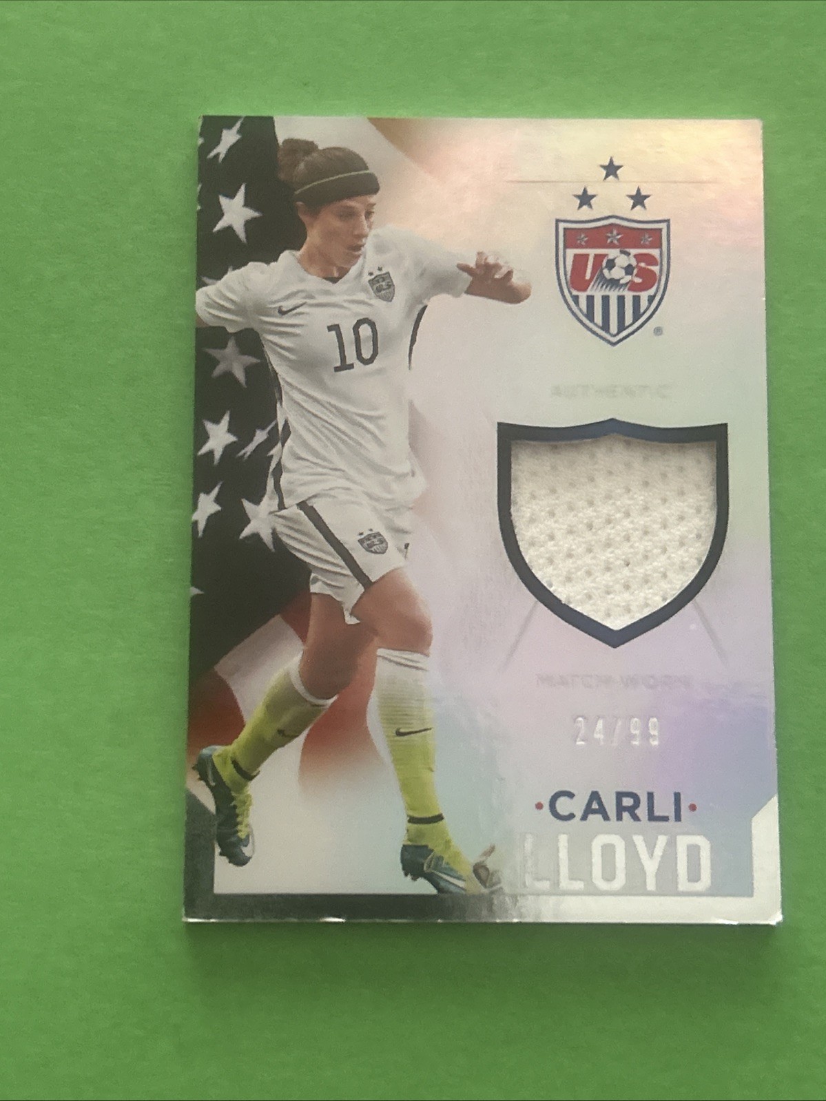 Carli Lloyd 2015 Panini US Memorabilia Jersey 23/99 USWNT #8