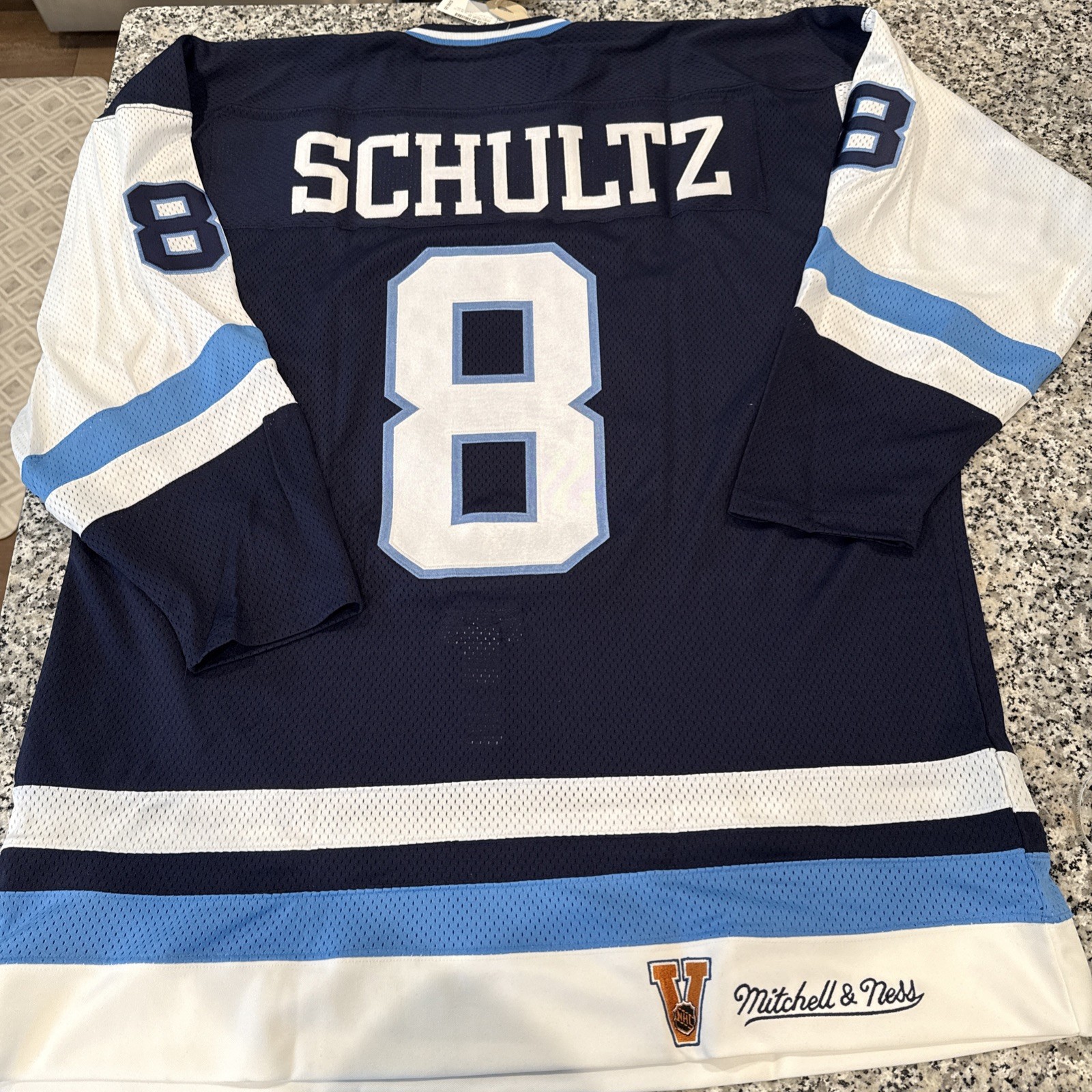 Authentic Mitchell Ness 1977-78 Pittsburgh Penguins Dave “Hammer” Schultz Jersey