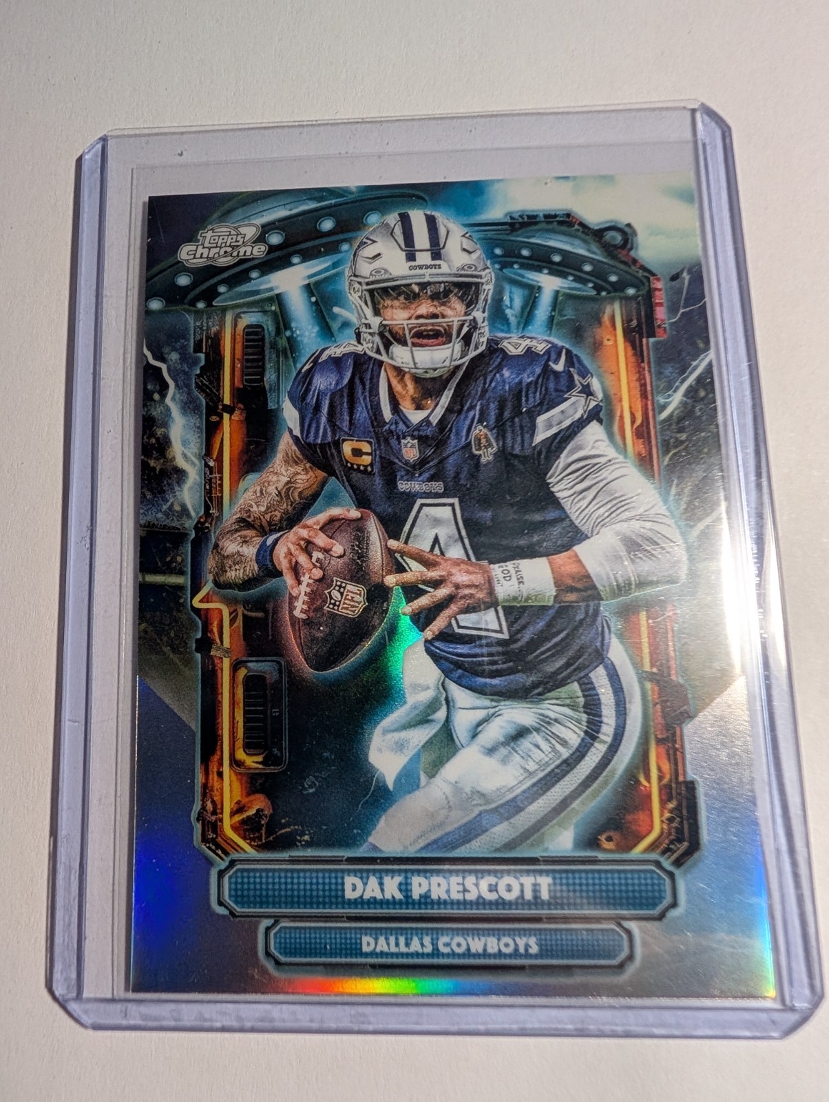 2025 Topps Chrome Cosmic Dak Prescott Extraterrestrial Talent #ET-8 Cowboys