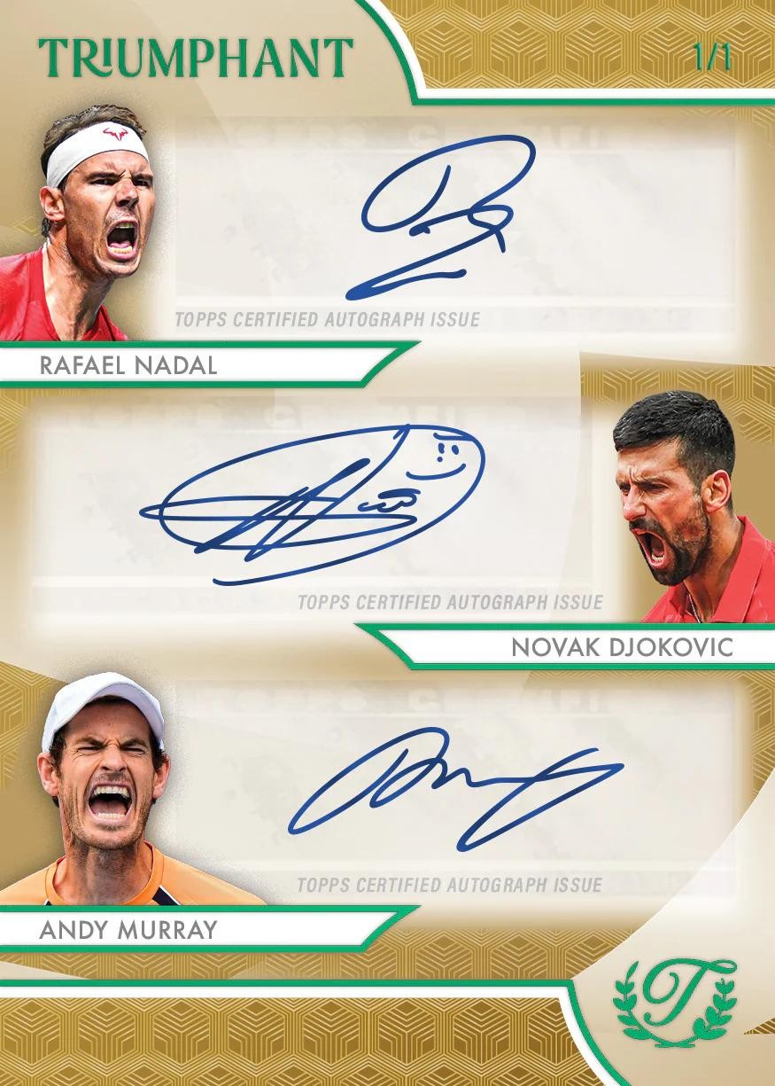 2025 TOPPS TRIUMPHANT TENNIS HOBBY BOX