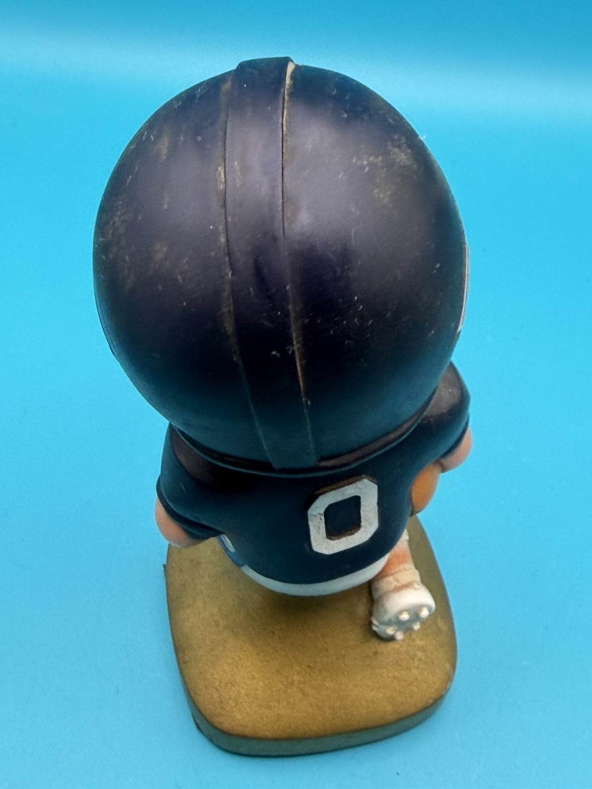 VINTAGE CHICAGO BEARS BOBBLE HEAD / RUNNING / HONG KONG / NFL/ PLASTIC TYPE