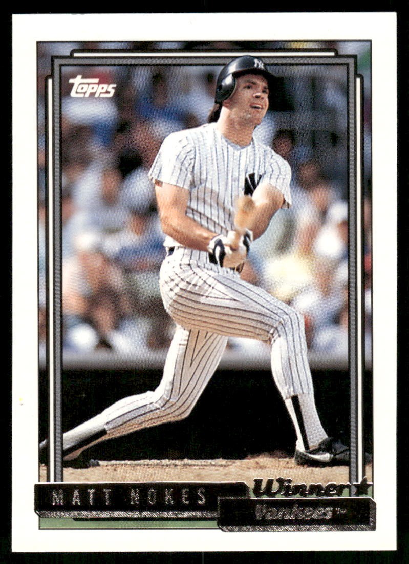 1992 Topps #748 Matt Nokes Gold Winners