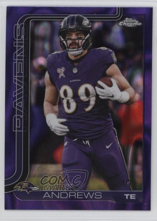2025 Topps Chrome Purple Lava Refractor 14/75 Mark Andrews #23 1th0