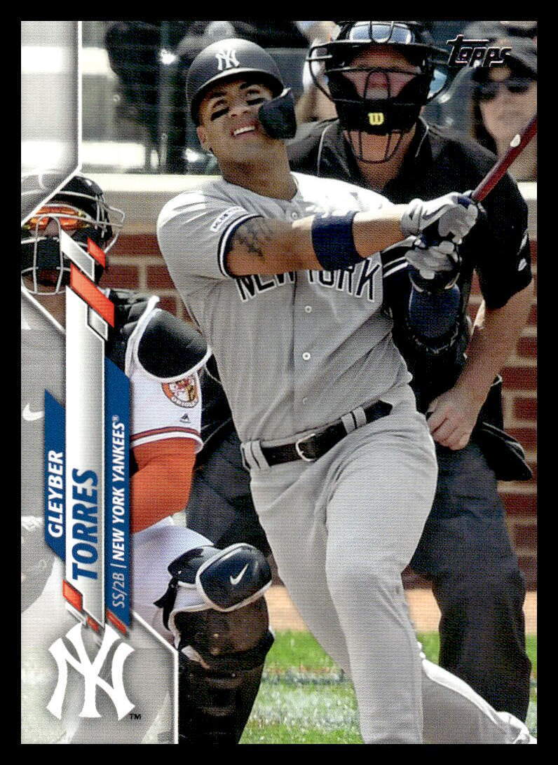 2020 Topps Gleyber Torres #16 New York Yankees Baseball Card