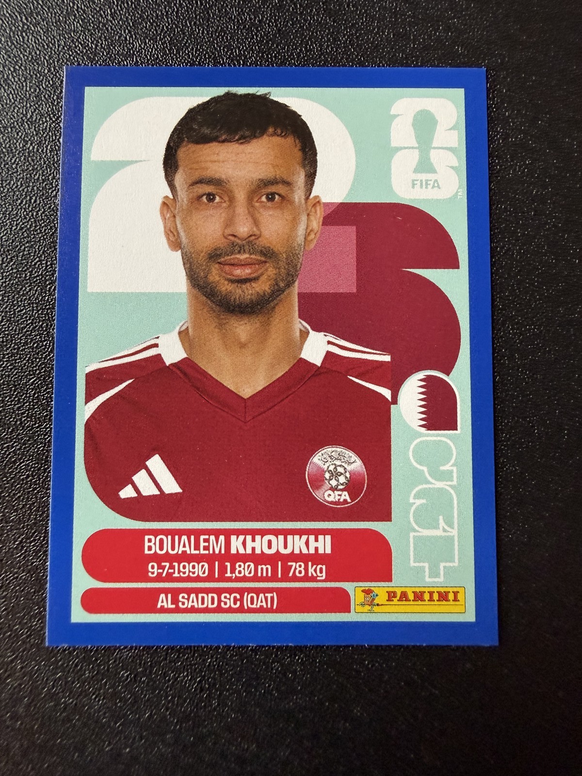 2026 Panini FIFA World Cup Stickers #QAT 6 Boualem Khoukhi
