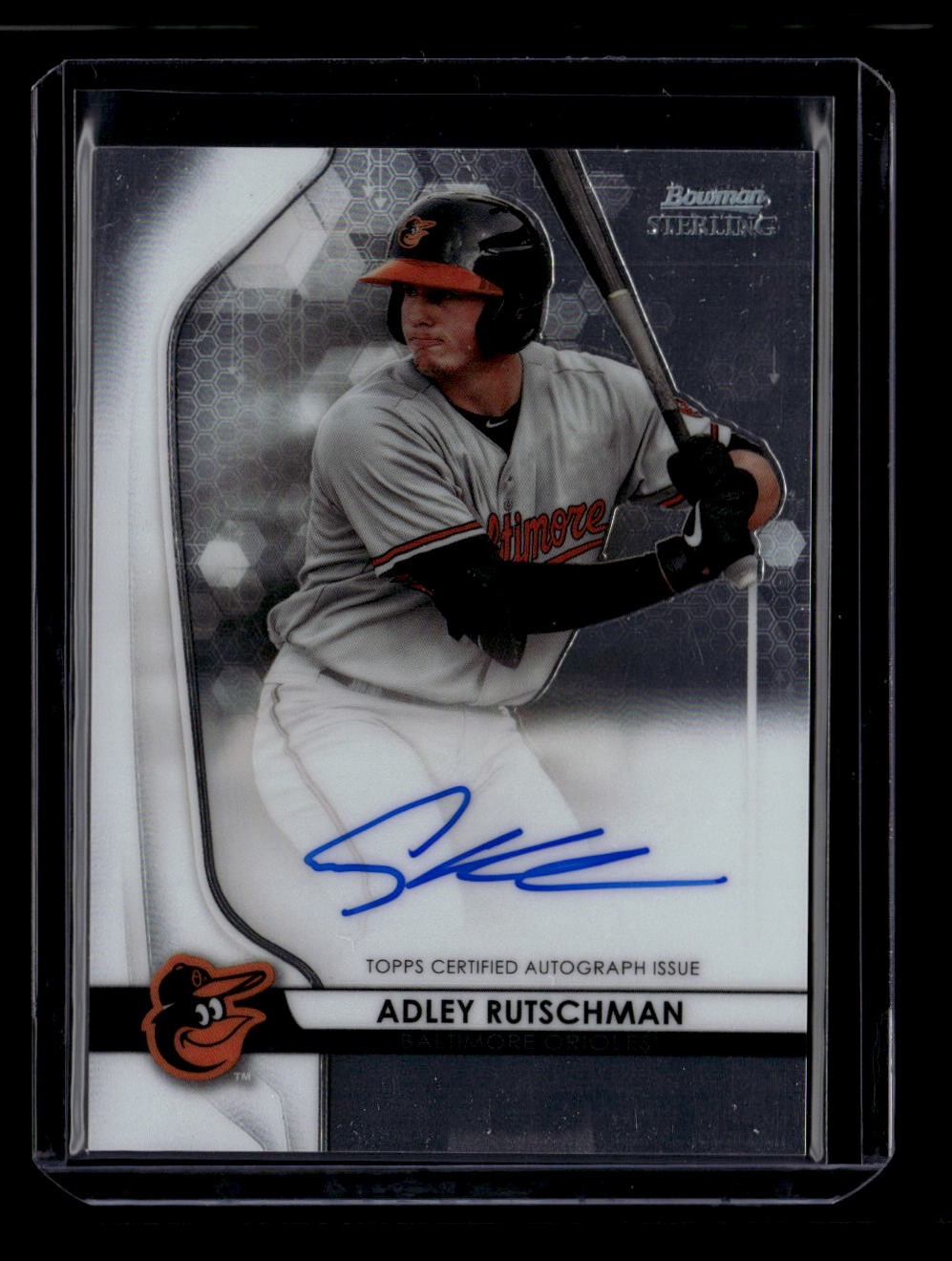 2020 Bowman Sterling Prospect Autographs BSPAAR Adley Rutschman Rookie Auto