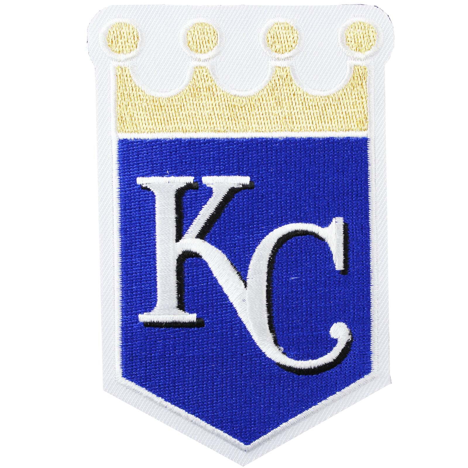 Kansas City Royals Gold Crown Team Sleeve Patch Jersey Logo Emblem MLB Official