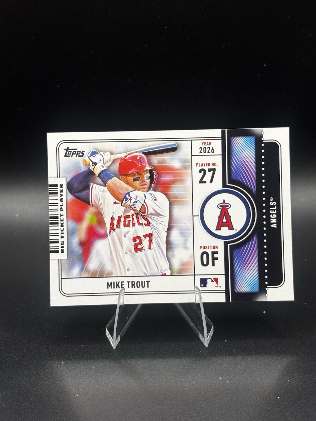 2026 TOPPS SERIES 1 #BTP-1 – MIKE TROUT – ADMIT ONE