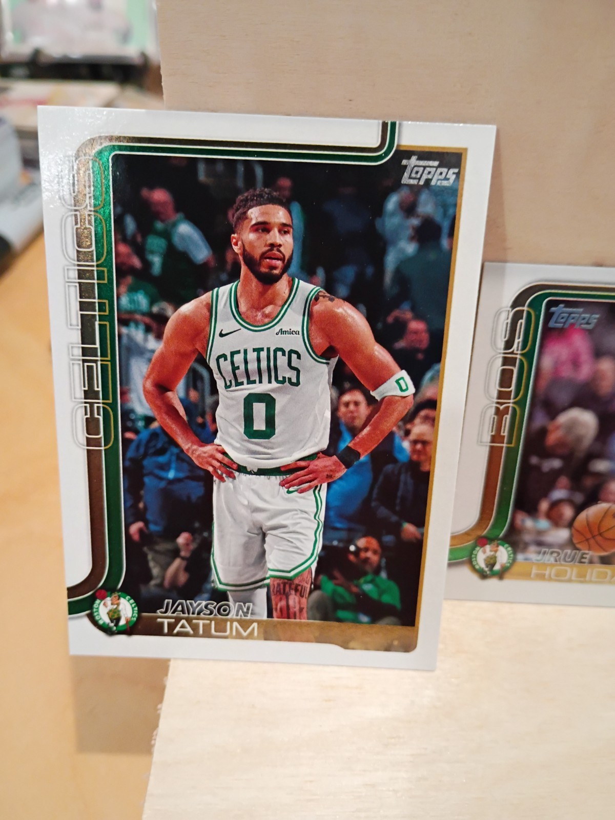 2025-26 Topps Jayson Tatum #1, Jrue Holiday # 7, Kristaps Porzingis #3 Celtics